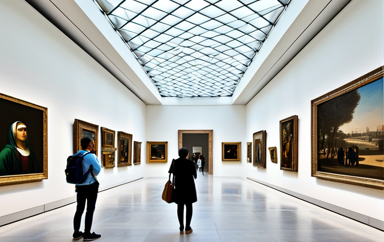아부다비 루브르 박물관 - **

"The Louvre Abu Dhabi museum, exterior view, showcasing the iconic dome casting dappled light pa...