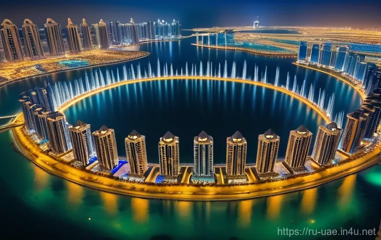 두바이 드론 쇼 정보 - Prompt 1: Grand Festival Drone Show over Dubai Waters**