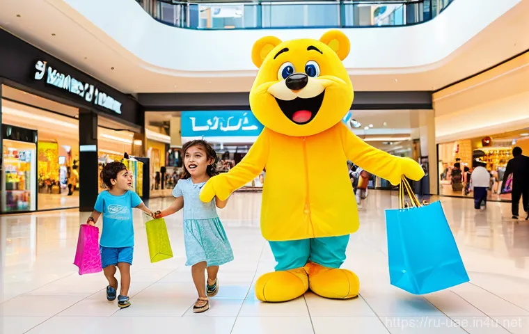 아랍에미리트 내 주요 쇼핑 페스티벌 - **Vibrant Dubai Shopping Festival Scene:** A bustling and luxurious indoor shopping mall during the ...
