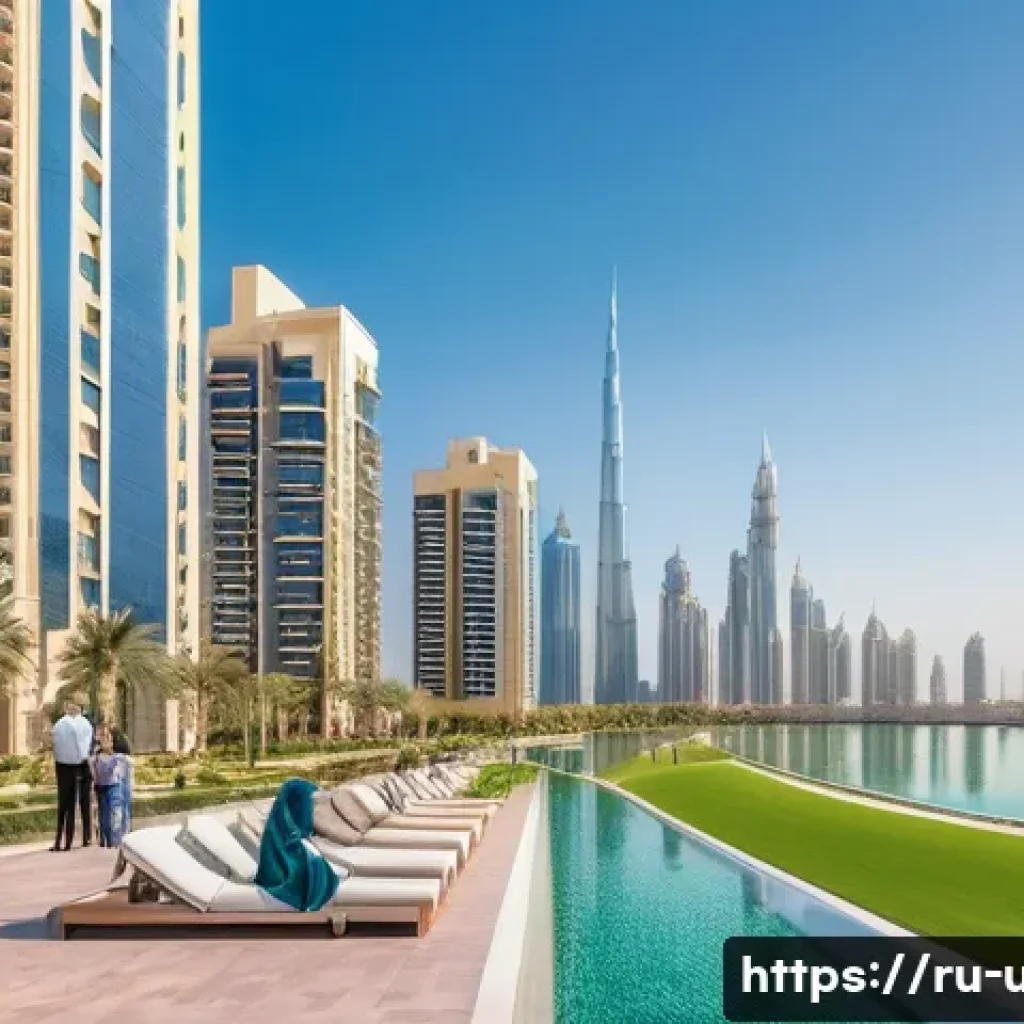 두바이 부동산 임대 절차 - **Prompt:** A vibrant, split image showcasing the contrasting lifestyles in Dubai's residential area...